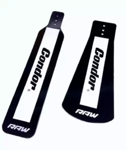 Condor Raw Mudflap Set - Front And Rear