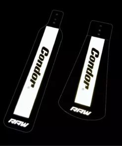Condor Raw Mudflap Set - Front And Rear