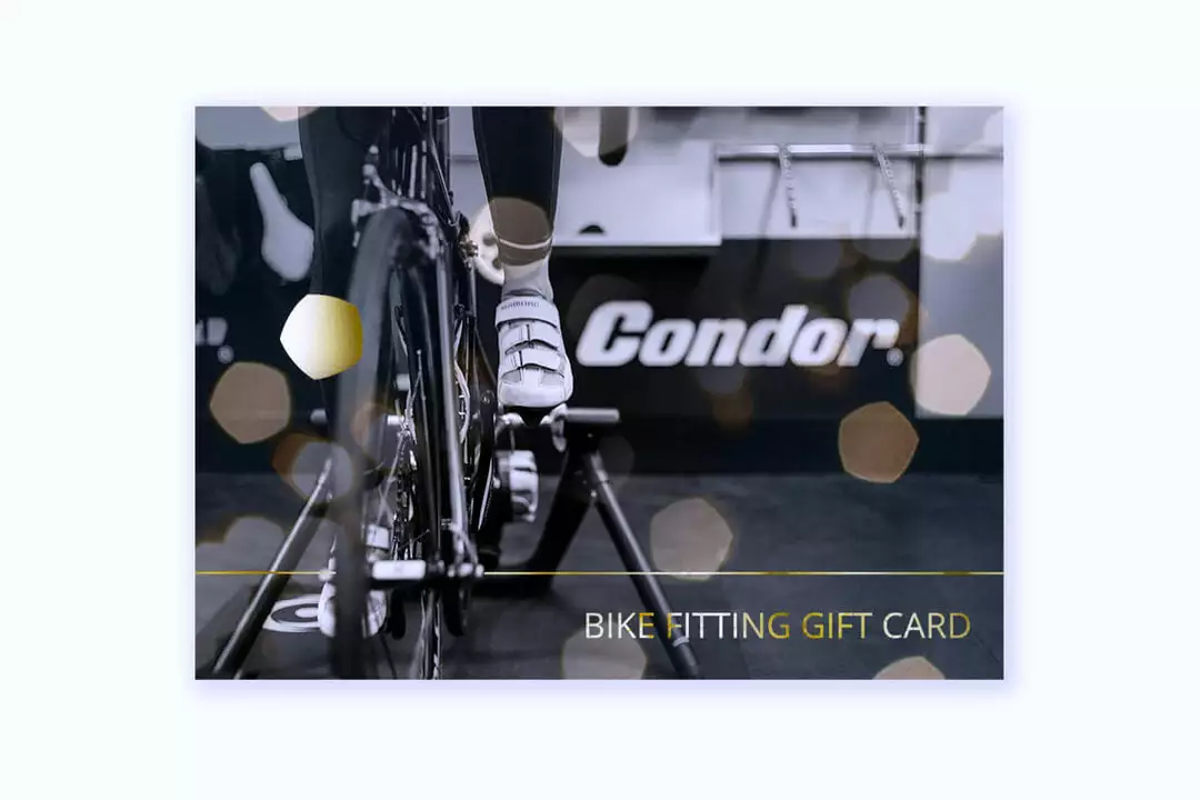 Condor Bike Fit Gift Card Lifestyle 2 Condor Bike Fit Gift Card Lifestyle