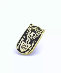 Condor 70th Anniversary Enamel Headbadge Pin Badge Lifestyle