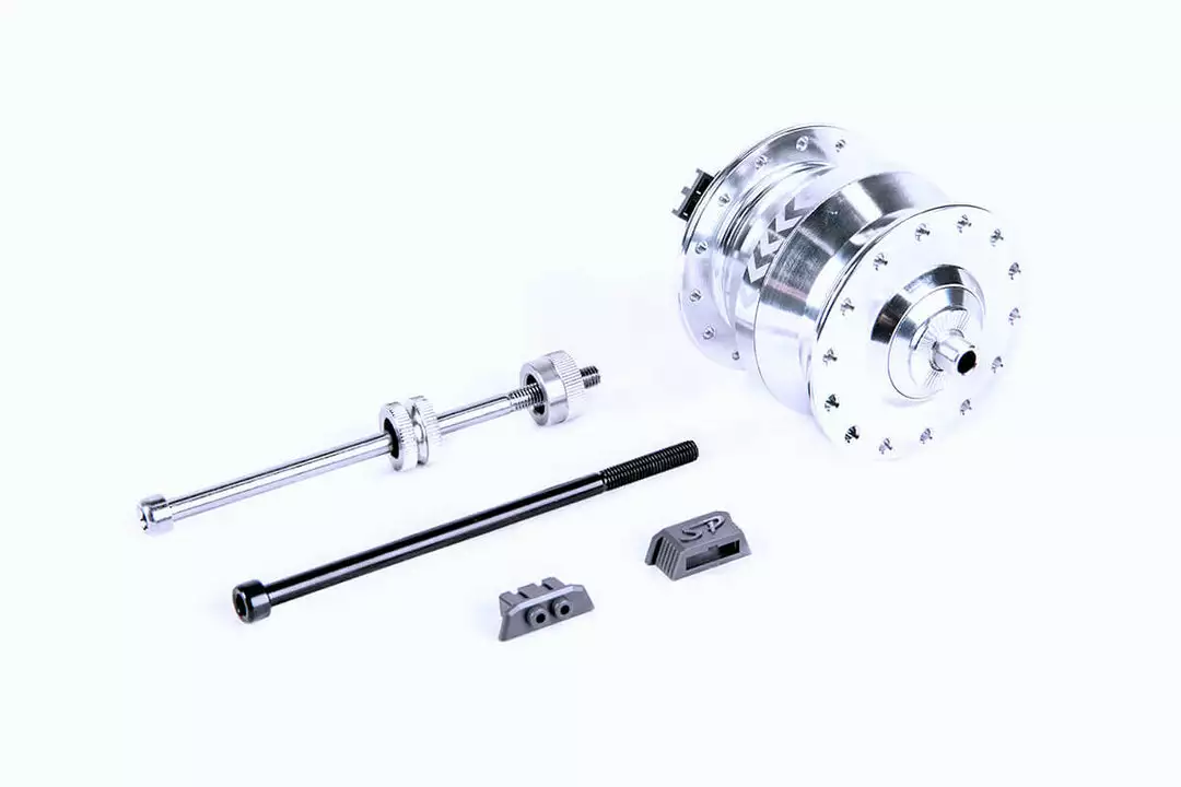 Brompton Shutter Precision SV-8 Dynamo Front Hub Only Wheels, Rims & Hubs 1 Brompton Shutter Precision SV-8 Dynamo Front Hub Only Wheels, Rims & Hubs