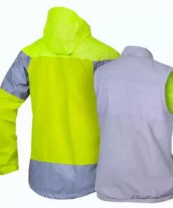 Endura Urban Luminite II 3 In 1 Reflective Cycling Jacket With Gilet Men's Clothing