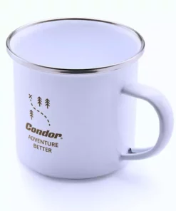 Condor Enamel Mug Lifestyle