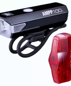 Cateye AMPP 100 / VIZ 100 Bike Light Set Cycling Essentials